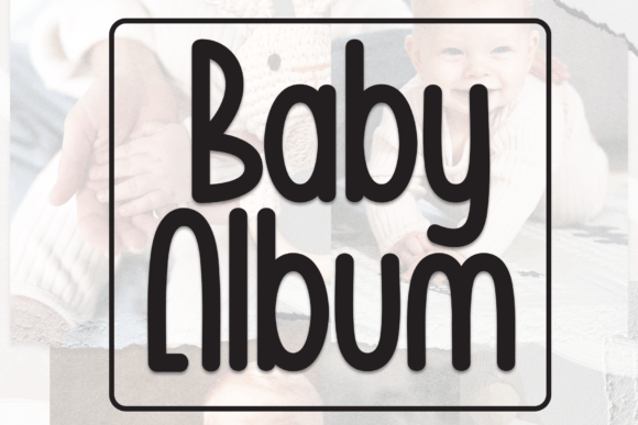 Baby Album Font: Handwritten Elegance