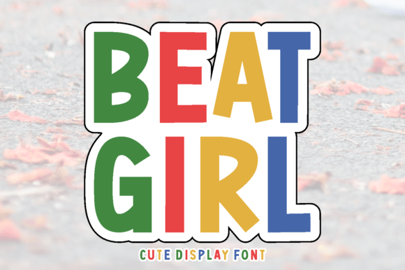 Beat Girl Font for Creative Makers