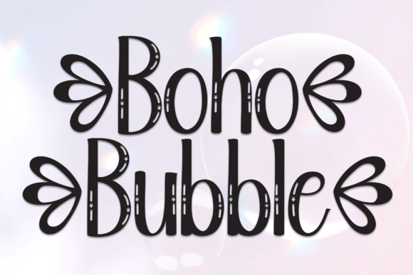 Boho Bubble: A Sweet Handwritten Font
