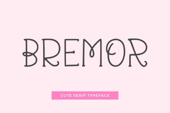 Bremor: A Friendly Serif Font for Web Design