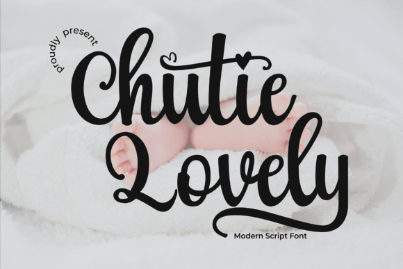 Chutie Lovely Font for Editorial Design