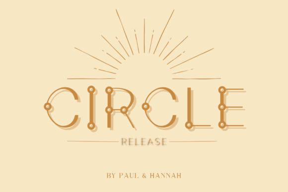 Circle Release Font for Web Design