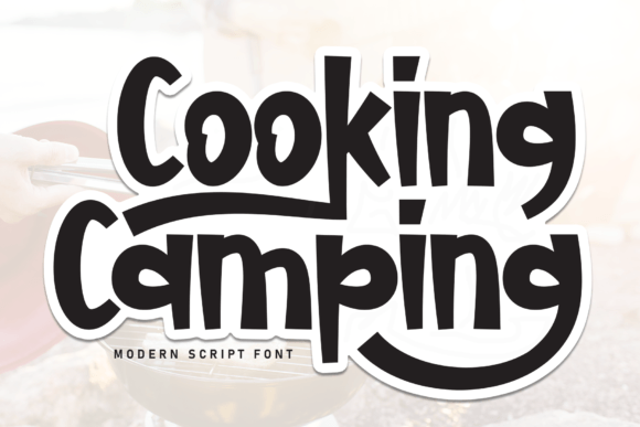 Cooking Camping Font for Business