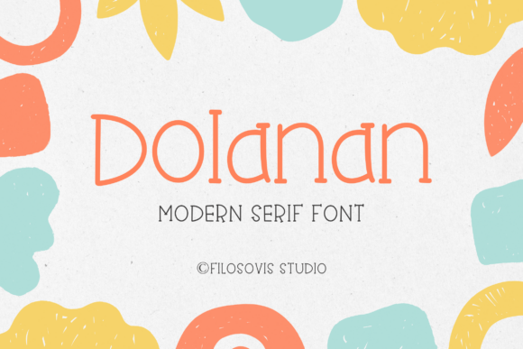 Dolanan: A Sweet Serif Font for Editorial Design