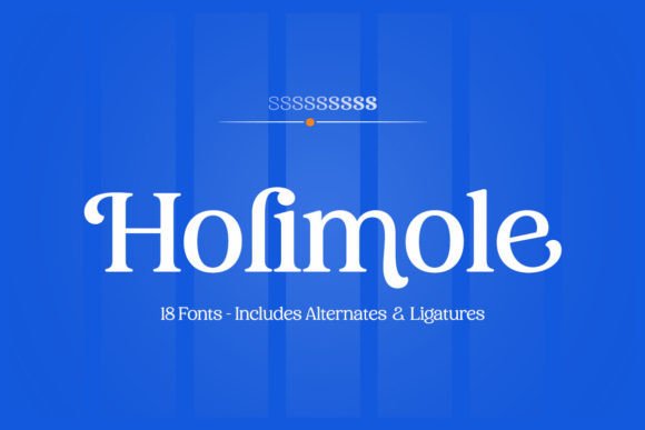 Explore Holimole: A Serif Font for Creative Web Design