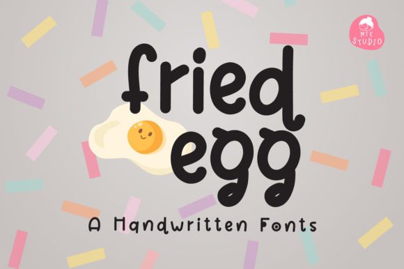 Friedegg: A Sweet Handwritten Font