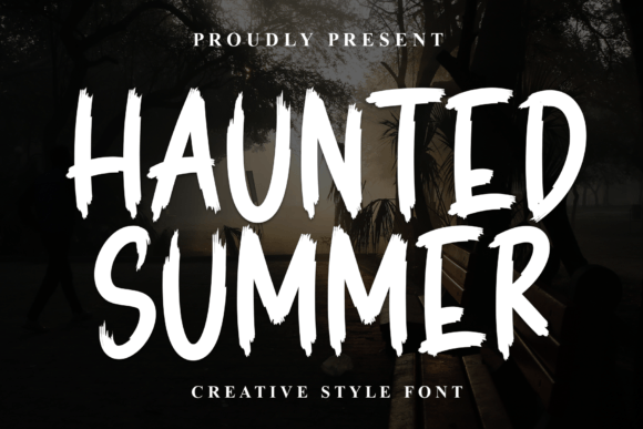 Haunted Summer: A Spooky Handwritten Font