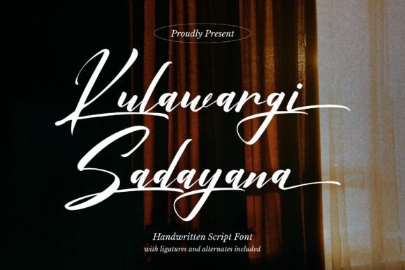 Kulawargi Sadayana: A Handwritten Font for Business