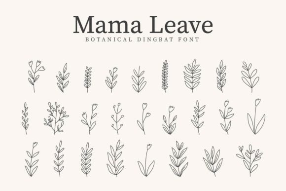 Mama Leave: A Natural Font for Bold Campaigns