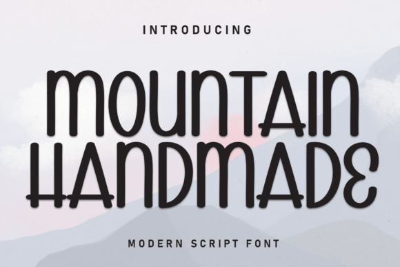 Mountain Handmade Font