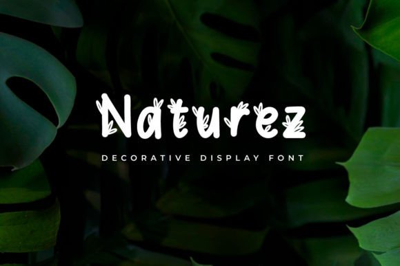 Naturez: A Nature-Inspired Font