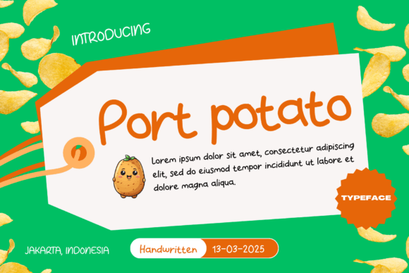 Port Potato: A Handwritten Font for Creative Campaigns