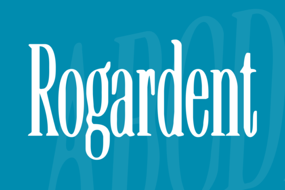 Rogardent: A Serif Font with Natural Charm