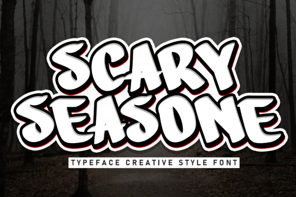 Scary Seasone: A Sweet Handwritten Font