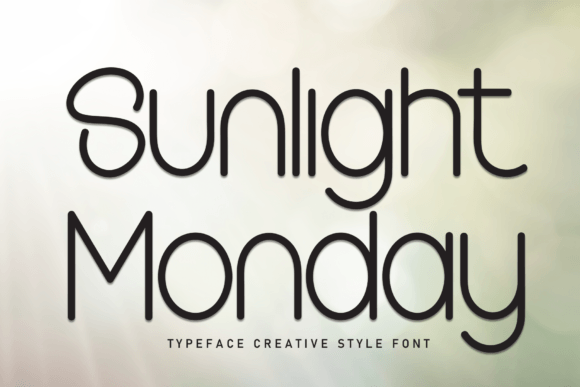 Sunlight Monday Font for Creative Projects
