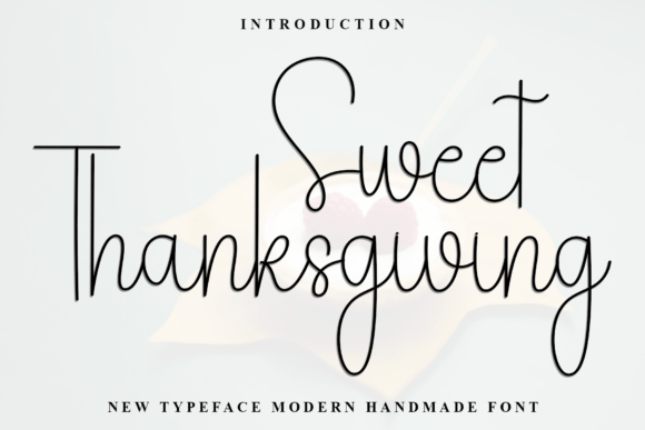Sweet Thanksgiving Font for Business