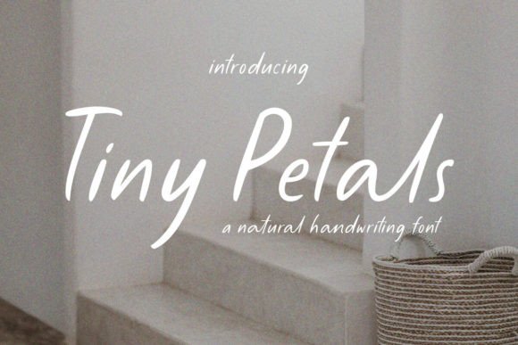 Tiny Petals Font for Creative Projects