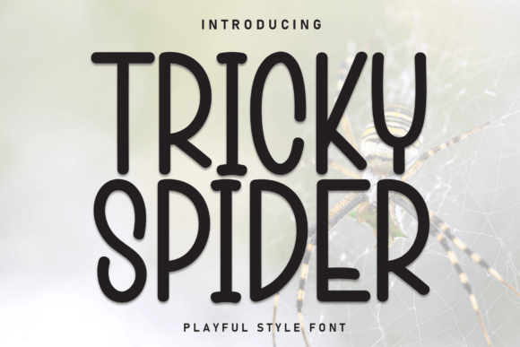 Tricky Spider Font for Web Design